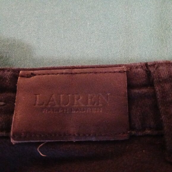 Ralph Lauren Premier Women's Black Size 16 Straight Leg Jeans (0370J2) - Picture 7 of 8